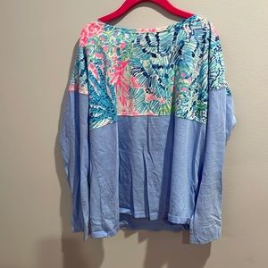 Worn once lily Pulitzer jersey style long sleeve